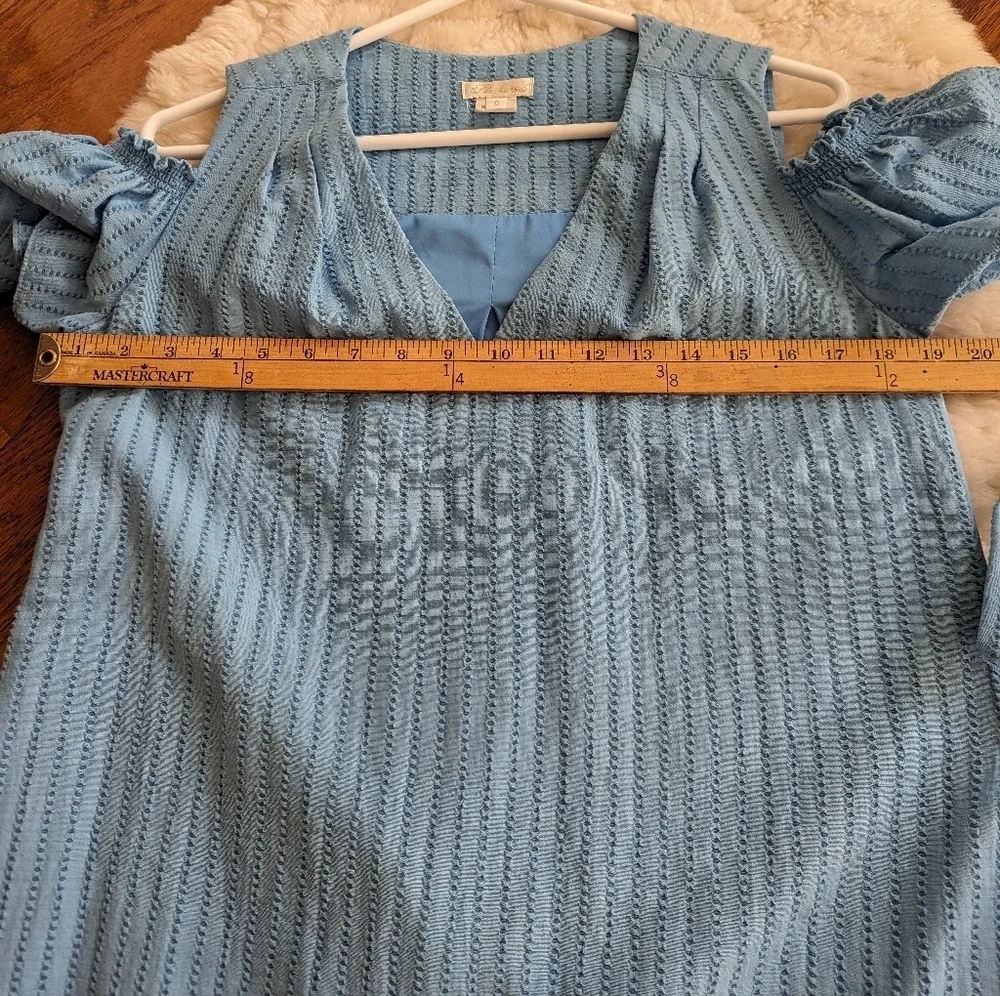 Anthropologie shoshana Francesca open-shoulder dress 6 - Picture 12 of 15